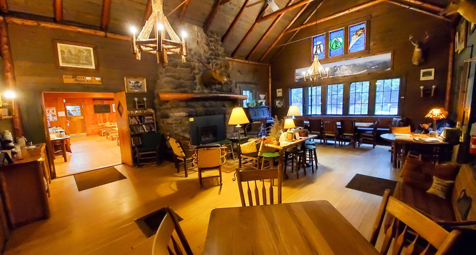 adirondacks excursion ADK Loj Indoors - Himalayan Institute