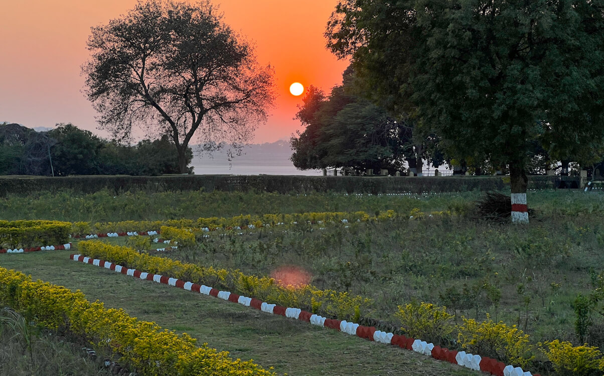 excursions rudra yaga 2025 ganga in the distance - Himalayan Institute