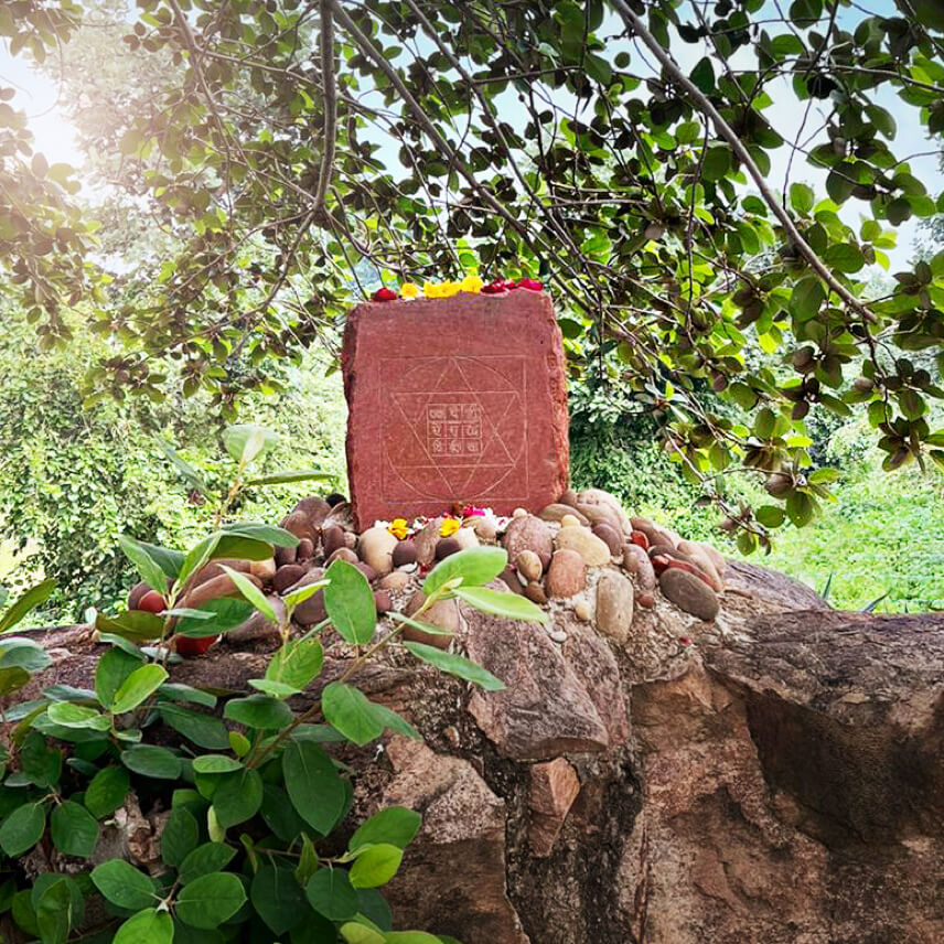 navarna yantra square - Himalayan Institute